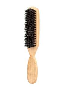 Natural Boar Bristle Hair Brush With Bamboo Handle - Suitable For All Hair Types, Helps Create Smooth Hairstyles, Tames Frizz, Enhances Shine, Features High-Quality Boar Bristles, Fragrance-Free, Expertly Designed. - Multicolor - View 4