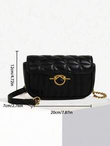 Dedoo 包包女士更偏爱新款包包和女士百搭小包，今年2025新款斜挎包流行女士轻奢时尚单肩包。 - 黑色 - 查看 2