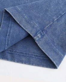 2026 Summer Tops Men's Retro California Style Cotton T-Shirt-"Est.1989" Coconut Tree Design, Short Sleeves, Round Neck, Casual Summer Clothes, Machine Washable, Summer Casual Clothes | TiedyeT T-Shirt Back Design, Retro T-Shirt.Loose And Comfortablesummer Clothes - 藏蓝色 - 查看 4