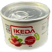 Odświeżacz powietrza do samochodu: Płynny pojemnik o smaku ananasa | Usuwa nieprzyjemne zapachy | Odświeżacz powietrza | Długotrwały zapach | Środek do usuwania dymu | Nadaje się do samochodu i domu | 60 gramów | 1 pojemnik