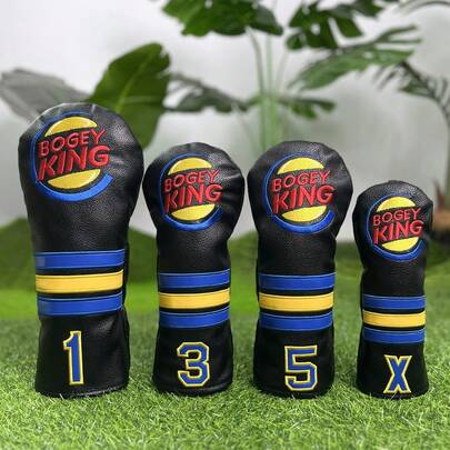 Copri testa di golf alla moda; Accessori da golf, realizzati in materiali resistenti e anti-polvere, offrono la migliore protezione per i bastoni da golf