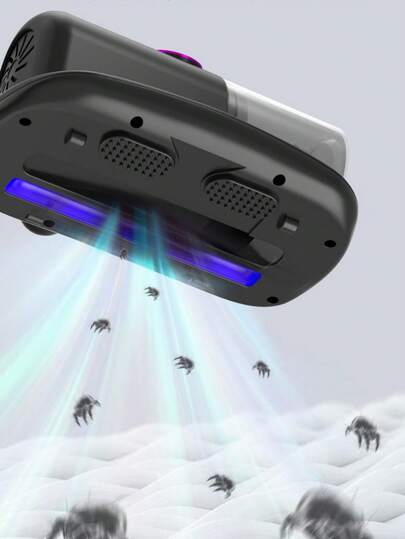 1pc Dust Mite Remover, Stofzuiger Cleaner, held Mattress Super Suction Low Noise, Washable Filter, Deep Cleaning, Cordless Wireless Effectively Cleans Bed, Sofa, Pet Hair Carpet, Cleaning Dusting Supplies view 8