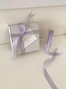 1 Roll Of 20 Yards Of 0.98in Milk Snow Yarn Ribbon, Suitable For DIY, Weddings, Christmas Decorations, Bow Making, Crafts, Cards, Gifts, Flower Accessories, Woven Ribbons And Gift Wrapping Materials - Bow Ribbons, Shoe And Hat Crocheting Supplies/Handmade Supplies/Autumn Decoration Supplies/Holiday Supplies/DIY Accessories, Valentine's Day/Halloween/Christmas/New Year - Multicolor - View 7