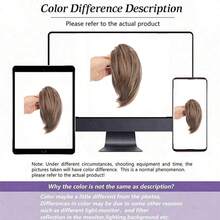 Synthetic Claw Clip In Ponytail Hair Extensions Diy Hairpiece Hair Bun Fake Blonde Hair False Pigtail For Women