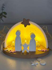 Set de 3 moldes de silicona para hacer adornos de oración, molde sencillo para decoración del hogar, molde de yeso para manualidades, molde de resina epoxi para fundición - Blanco - Ver 8