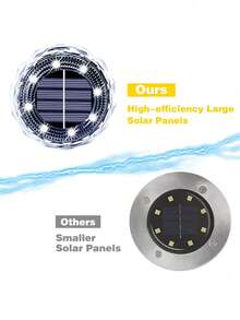 4/8/12 đèn mini năng lượng mặt trời âm đất, đèn năng lượng mặt trời ngoài trời, đèn sân năng lượng mặt trời, đèn vườn năng lượng mặt trời, đèn bãi cỏ năng lượng mặt trời, đèn chiếu sáng năng lượng mặt trời, chụp đèn hình thoi bằng nhựa, độc đáo và thanh lịch, 8 đèn LED chiếu sáng cảnh quan năng lượng mặt trời, lý tưởng cho sân trong, vườn, biệt thự, hiên nhà, đường lái xe, trang trí vỉa hè (ánh sáng trắng/ánh sáng ấm tùy chọn), đèn năng lượng mặt trời trang trí Giáng sinh ngoài trời, đèn Giáng sinh, đèn cổ tích - Nhiều màu - Xem 11