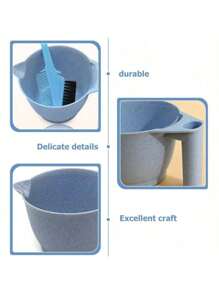 1pc/4pcs Hair Colouring Bowl, Professional Hair Colour Mixing Bowl, Barber Shop Straw Picking Bowl, Hair Salon Styling Accessories, Dyeing Bowl Plastic Bowl, Hairdressing Tools, Home Hair Colouring Tools,Back To School,Travel Holiday Essentials,Hair Accessories For Women - Multicolor - View 6