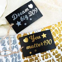 5/10 Sheets 0.5 Inch Letter Stickers For Water Bottle Scrapbook Mini Decor Alphabet Stickers Waterproof Vinyl Letter Stickers For Mailbox Label Book DIY