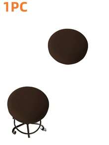Round Bar Stool Seat Covers Washable Stool Cushion Slipcover Elastic Bar Chair Covers Bar Stool Covers Round, High Elastic Circle Stool Cover, Soft & Easy To Clean Chair Seat Slipcover - Multicolor - View 8