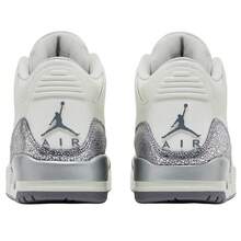 Nike Air Jordan 3 Retro Sail Cement Grey CK9246-100 Women Fashion Sneakers New - Sail/Cement Grey/Metallic Silver - View 5