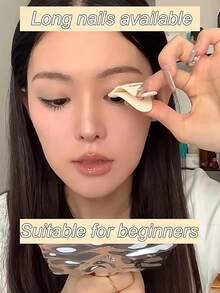 1PC Lash Clip Applicator False Eyelashe Applicator Tool For Wear Eyelashes, 35mm Width Lash Applicator Clip, White - White - View 4