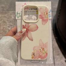 Phone - Pink Floral Combination Pattern Iphone16Promax Phone 16/16PLUS/15PROMAX/15PRO/15PLUS/15/14PROMAX/14PRO/14PLUS/14/13PROMAX/13PRO/13/12PROMAX/12PRO/12/11PROMAX/11 Advanced, Soft, New, Fashion, Protective, Soft Silicone Vibe, Hardcore Drop Defense. - 1 cái - Xem 10