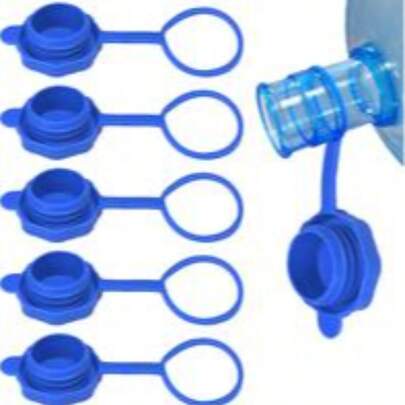 5 PCS 3 & 5 Gallon Water Jug Cap, Upgrade Reusable Replacement Caps, Non Spill Lids For 55mm Water Bottle