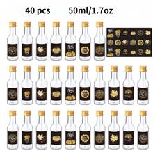 40/20/10/2pcs Mini Liquor Bottle, Plastic Alcohol Bottles.Small Size,More Convenient To Carry,Vibrant And Modern,For Restaurants,Cafes,Weddings,Gatherings,Outdoor,Sports.Camping Drink Bottles For Supplies.