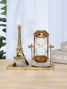 1pc Vintage Iron Tower Rotating , Eiffel Tower Shaped Timer, Kinetic Ball, Ferris Wheel Home Decor, Suitable For Housewarming, Living Room, Office, Desk, Romantic Anniversary Gift For Couples, Suitable For Relatives, Friends, Housewarming, Birthday, Thanksgiving, Valentine's Day ( Style Random) - Multicolor - View 2