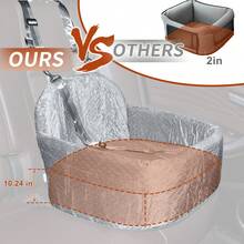 Dog Car Seat For Small Medium Dog, Removable Cover Dog Booster Seat, Safe And Comfortable, Easy Installation Cat Backpack For Travel