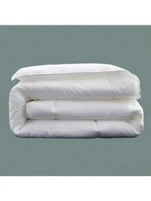 白色被子可机洗，超柔软，适合家庭、酒店、宾馆使用，单人床和双人床尺寸丝棉填充被子，防水