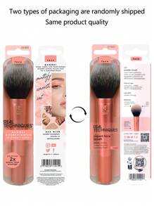 Real Techniques Ultra Plush Powder Makeup Brush, For Setting Powder, Bronzer, & Blush, Sheer, Buildable Coverage, Large, Fluffy Powder Brush, Vegan,  Synthetic Bristles, 1 Count,Foundation Brush,Concealer Brush,Blush Brush,Contour Brush,Blush Brush,Bronzer Brush,Powder Brush,Foundation Brush,Blush Brush - Baby Pink - View 9