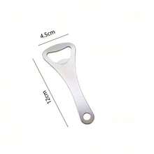 Flacher Bierflaschen-Öffner aus Edelstahl, einfacher Kronkorkenentferner, verstärkter Flaschenöffner für Bier & Getränke, Halloween- und Weihnachtsparty-Zubehör