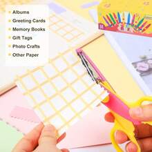 Scissors Decorative,Scissors Crafting,  Cut, Pinking Shears, Colorful Design Shears Crafts