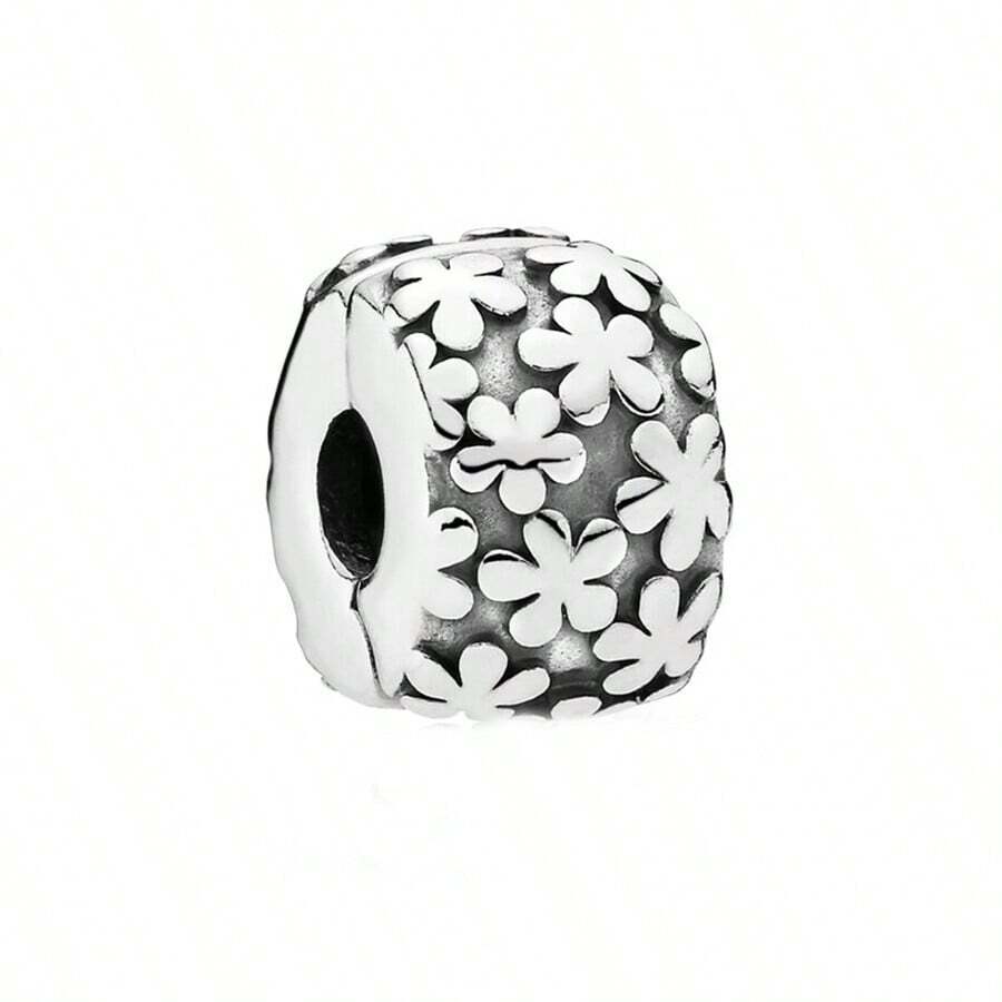 PANDORA 花朵串珠手链 DIY 串珠手链 固定扣 生日礼物 女友礼物 圣诞礼物 母亲节礼物 790533 - 銀色 - 查看 1