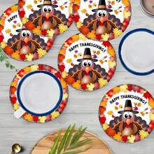 2 Stücke/4 Stücke/6 Stücke Truthahn Muster bedruckte Silikon Tischsets, Thanksgiving Dekoration, Thanksgiving Geschenk, geeignet für Esszimmertisch, Kaffeebar, ganzjährige Dekoration, waschbare Tischsets, Raumdekoration, Untersetzer, Abtropfmatten, Küchen- und Esszimmer Tischsets, Innen- und Außenbereich Party Dekoration, Wohndekoration, ideales Geschenk