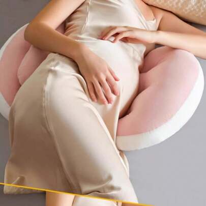 Coussin de grossesse, oreiller de sommeil, oreiller de maternité - Oreiller de grossesse confort et soutien (rose)