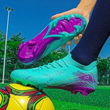 New Recommended Football/Soccer Shoes For School, Students, Matches, Training - Low-Top, Long Studs, Wear-Resistant, Non-Slip, Suitable For Teenagers And Adults, Unisex - Moonlight - View 4