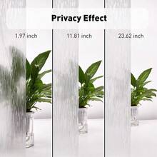 Decorative Heat Reduction Window Cover Frosted 3D Stained Window Film Static Cling Removable Window Decal For Kitchen For Office For Bathroom - Multicolor - View 7
