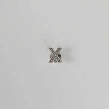 1pc DIY Shoe Decoration Charms, Shiny Rhinestone English Letter Decor, Non-Metal Lightweight Material, Y2K Fashion Versatile Cute Unisex, Suitable For EVA Beach Shoes, Slippers, Detachable Shoe Uppers, Holiday Gift - Silver - View 27