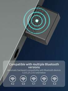 Universal Bluetooth Receiver 5.4 For Wireless Keyboard And Mouse, Bluetooth Adapter For Desktop And Laptop, Compatible With Headphones And Speakers