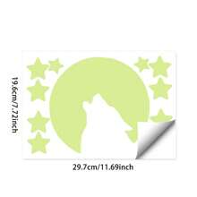 夜光恐龙爪印墙贴 - 自粘可移除PVC贴纸，适用于儿童卧室、游戏室、客厅天花板装饰、婴儿房、女孩房装饰、婴儿用品、装饰品 - 牆藝 - 查看 14