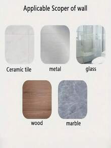 2 件粘性窗帘杆支架、免钻杆支架、透明杆支撑钩、自粘墙夹、淋浴杆固定器、重型防水支架，适用于浴室、厨房、壁橱整理、家居必需品。 - 彩色 - 查看 7