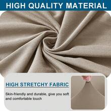 Milk Silk Bench Cover,Rectangular Stretch Square Ottoman Covers Slipcover Rectangle Washable Foot Stool Cover Thick Storage Protector With Elastic Bottom,Stretch Dining Room Bench Slipcovers - Multicolor - View 2