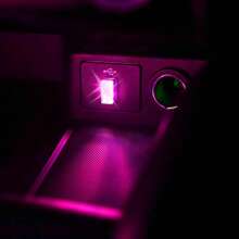 New Daily Supplies 2 Pcs USB LED Car Interior Atmosphere Lamp, Night Light Led Decoration Light Ambient Lighting Kit Interior LED Lights, Portable Vehicle Ambient Lighting Kit For All Car Interior Accessories (Multi)