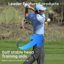 Golf Swing Trainer, Helps Stabilize Head During Swing Training, Improves Swing Technique And Shot Performance