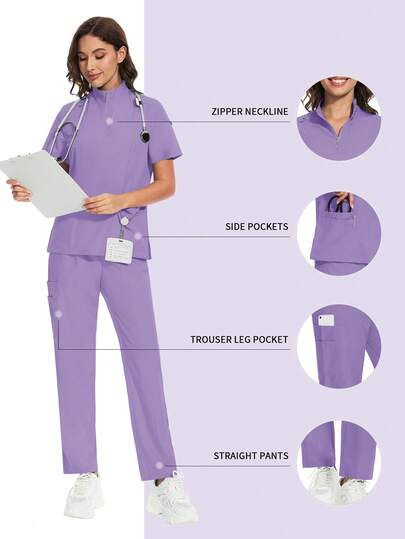 Surgical Uniforms Woman Nursing Articles Top Pant Sets Scrub Clinical Uniform Beauty Salon Spa Hospital Work Wear Suits