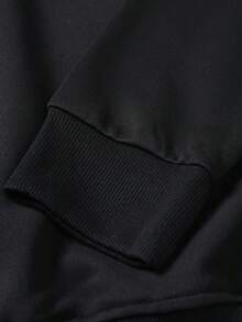 Unisex Size New Year Couple Ew Style Fashion Street Retro Pattern Print Back Print Round Neck Hoodie, Regular Version Hoodie, Suitable Autumn And Winter Styles Of Top - Men's - View 6