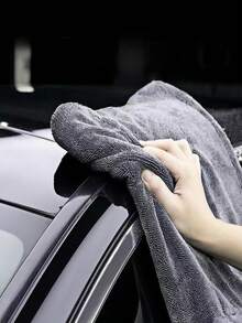 1 Piece {40*60cm/60*90cm/60*160cm} Multiple Sizes Available, Thick Towel With Strong Water Absorption Without Residue, Car Wash Specialized Towel, Double-Sided Enlarged And Thickened Lint-Free Towel, Reusable And Easy To Clean