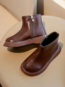 Children's Soft Bottom Anti-Slip Boots, British Style, Spring/Autumn New, Lightweight Anti-Slip Boots For Toddler Boys & Girls