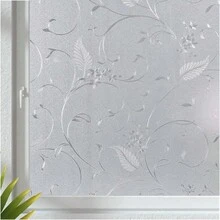 Decorative Heat Reduction Window Cover Frosted 3D Stained Window Film Static Cling Removable Window Decal For Kitchen For Office For Bathroom - Multicolor - View 108