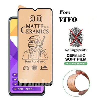磨砂软陶瓷膜适用于 VIVO Y36 5G Y19 V23e Y04 4G V27E Y19S Y18 Y18E Y17S Y27 Y02S Y02 Y02A Y02T Y17/Y15/Y12/Y11 Y15A/Y15S=Y01 V25 5G/V25e Y95/Y91C/Y93=Y1S Y20/Y20I/Y20S/Y12S/Y12A Y21=Y21S=Y33S=Y33T=Y21T Y50/Y30/Y30i Y16=Y35 V23 Y28 Y28 Y03 Y27 Y100 V21 V21E S1 IQOO NEO/S1 V20 V23 V20 V19 Neo 屏幕保护膜屏幕保护必需品，家用手机屏幕保护膜手机配件防水防震防刮防指纹全覆盖