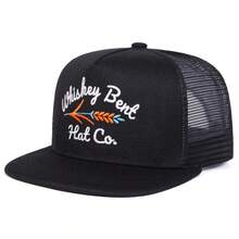 1pc Women's WHISKEY BENT WHISKEY BENT HAT CO. Snapback Hat, Embroidered Letter Casual Baseball Cap, Streetwear Fashion, Suitable For Spring, Autumn, Travel, Beach - Multicolor - View 8