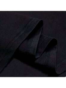 Men's T-Shirt Olhar Smile Shirt T-Shirt Manfinity Street Wear 100% Cotton - màu đen - Xem 3