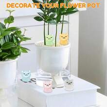 5/10pcs Glowing Micro Cat Statue Resin, Adorable Cat Figurines, Glow In The Dark, Mini Animal Sculptures, Home & Car Decor Accessories - Night Light - View 4