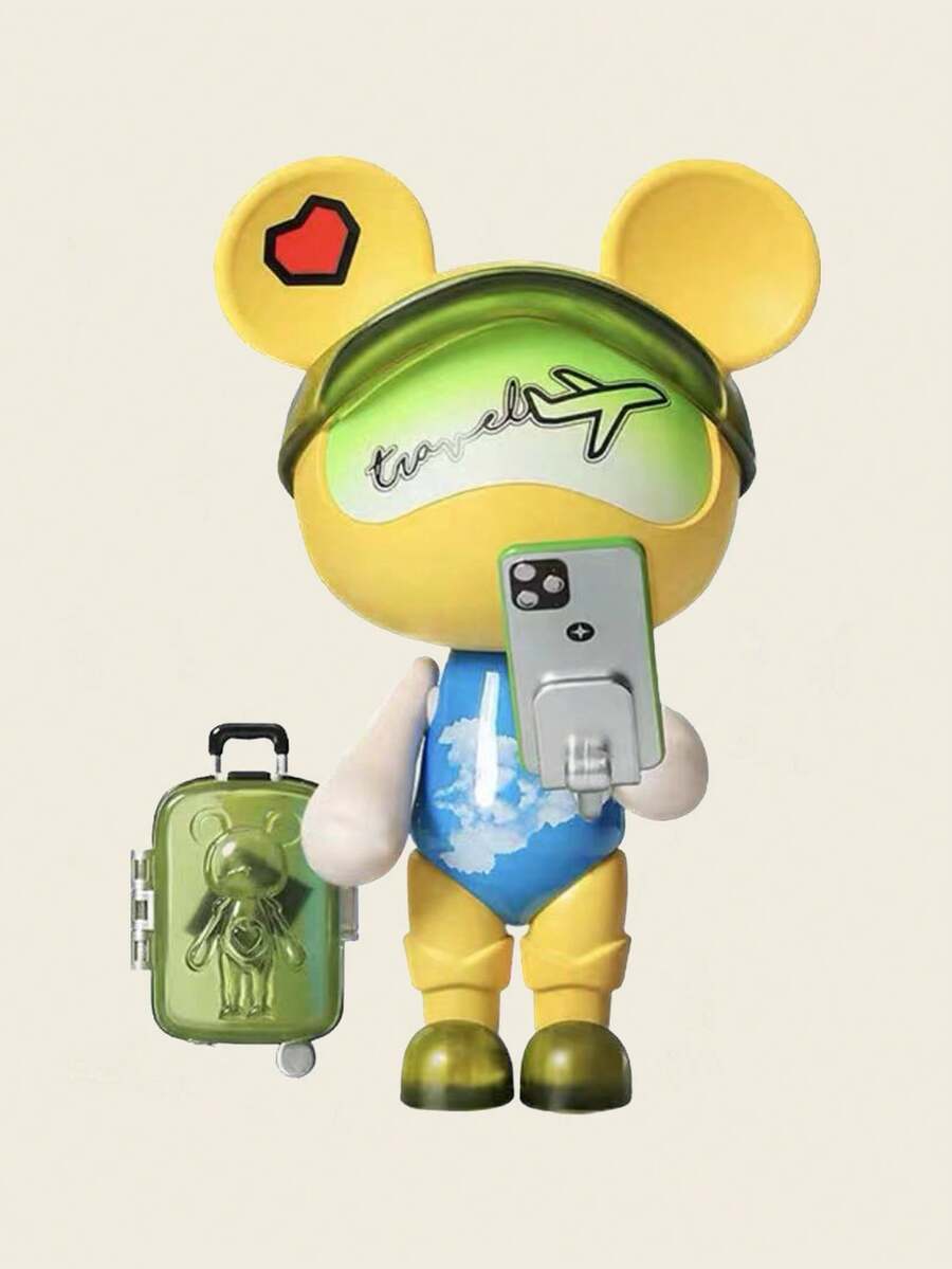 NCosmos Travel Vlogger Doll – 21.8CM Cute Figure For Home Decor & Birthday Gift - Green - View 1