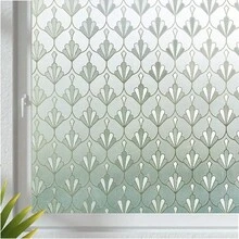 Decorative Heat Reduction Window Cover Frosted 3D Stained Window Film Static Cling Removable Window Decal For Kitchen For Office For Bathroom - Multicolor - View 96