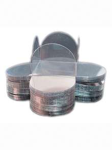 200 Clear Acetate Molds With 4 Thin Sweet Petals - 無色 - 查看 10