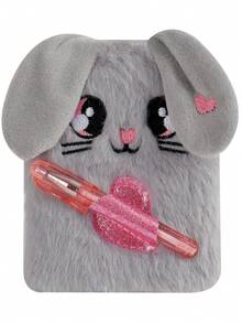 1 st barns söt katt och hund mini anteckningsbok med pennficka bärbar liten dagbok student presentbok