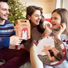 24 Pcs Christmas Kraft Gift Boxes, Kraft Paper Gift Boxes Bags Gift Wrap Bags Candy Boxes, Christmas Cookie Goodies Treat Party Paper Boxes Bags For Xmas Party Fillers